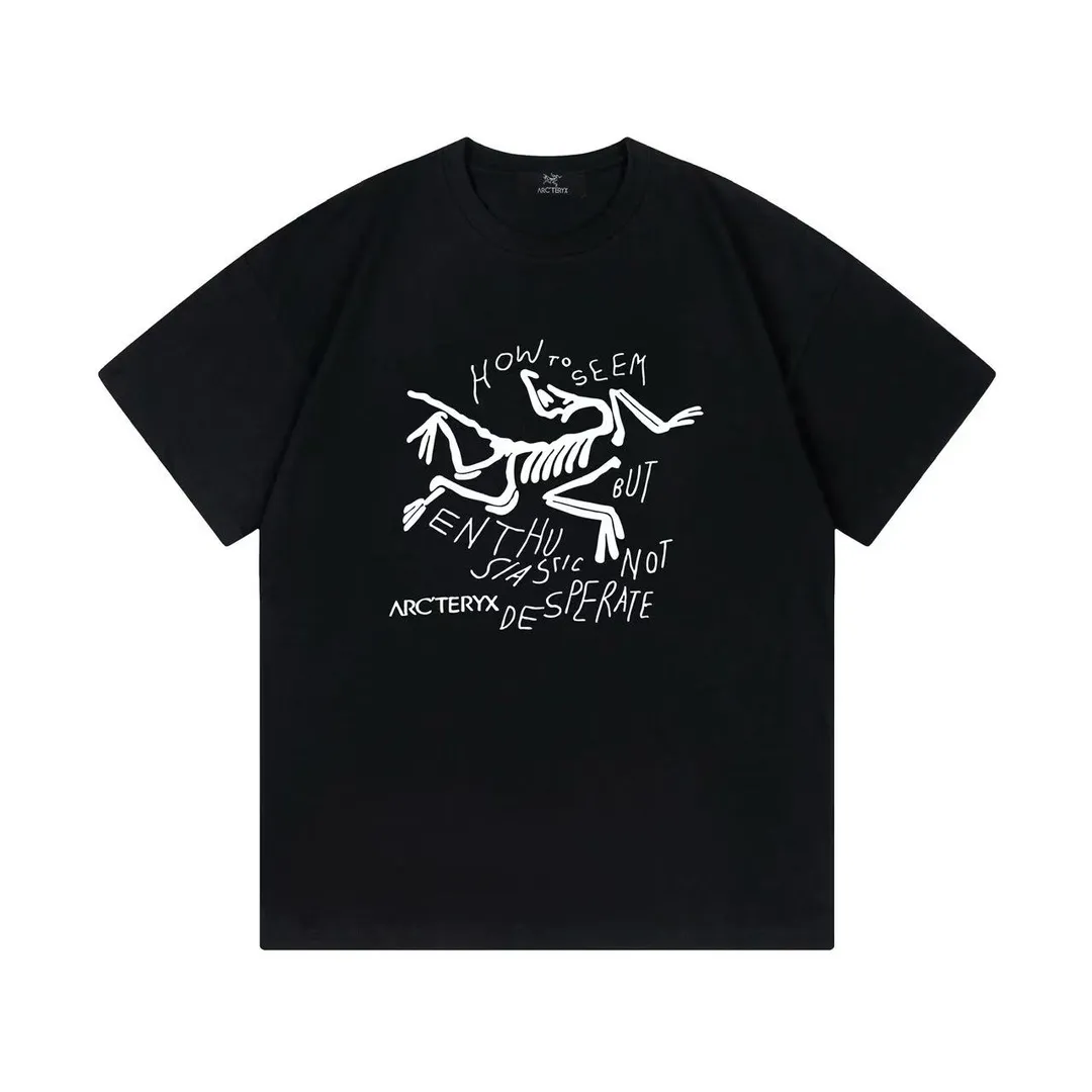 （ ） ARC TERYX 2025New Arrival logo Same Style t 100％ 32 ：Black Size：XS S M L
